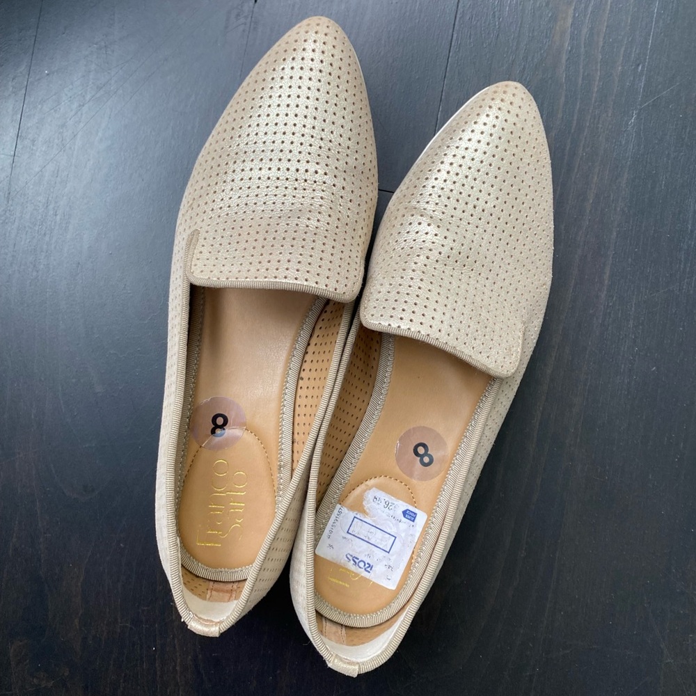 Franco Sarto gold Loafers